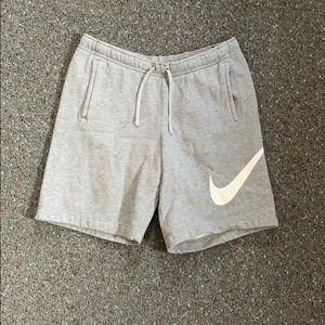 Gray Nike Sweat Shorts